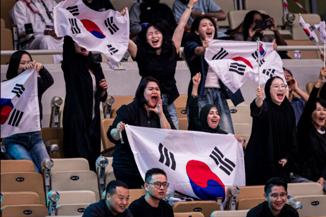 한국 응원단. /FIBA 제공