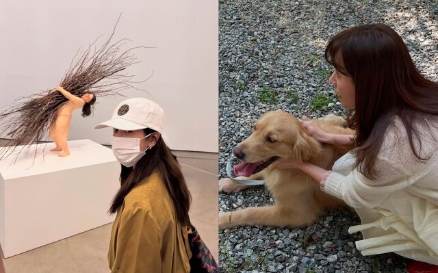 소소한 일상을 공개한 배우 한지민. /한지민 소셜미디어