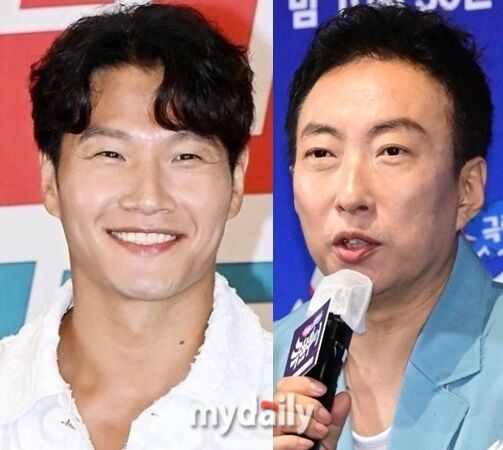 가수 겸 방송인 김종국(왼쪽), 방송인 박명수 / 마이데일리