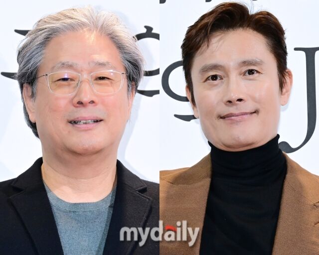 박찬욱 감독, 배우 이병헌/마이데일리 DB