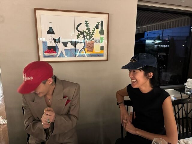 홍진경이 지드래곤의 생일파티에 참석했다. / 홍진경 인스타그램 캡처