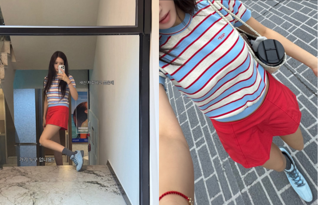 티아라 출신 가수 효민이 파격적인 패션을 선보였다. / 효민 인스타그램 캡처