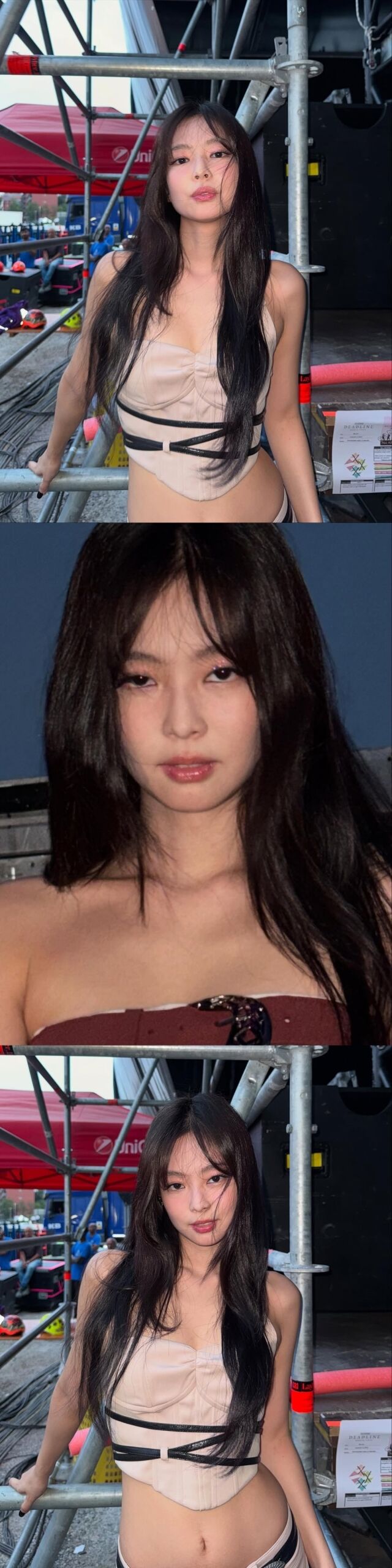 그룹 블랙핑크 멤버 제니가 이탈리아 밀라노 공연 현장을 공개했다. / 제니 인스타그램