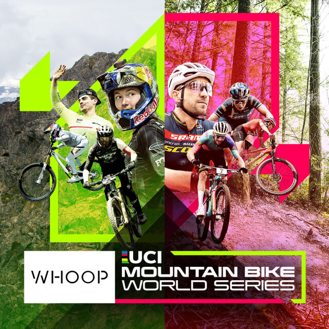 'WHOOP UCI Mountain Bike World Series' 포스터. /워너브라더스 디스커버리 스포츠 제공