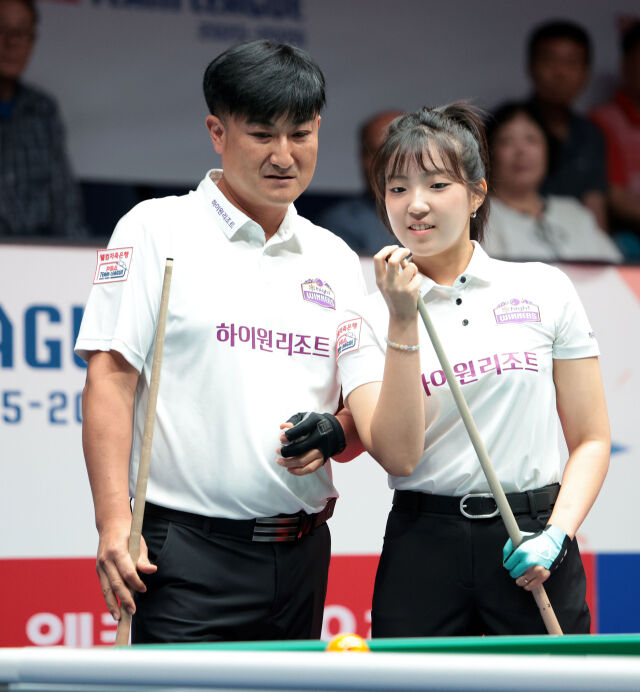 하이원리조트 이충복, 전지우./PBA