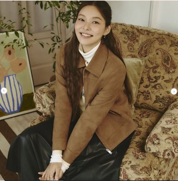 모델 송해나가 제안하는 가을룩. /송해나 소셜미디어