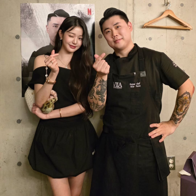 장원영과 권성준./권성준 소셜미디어