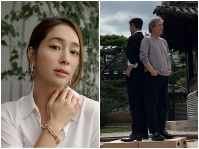 이민정,이병헌, 박찬욱 감독./소셜미디어