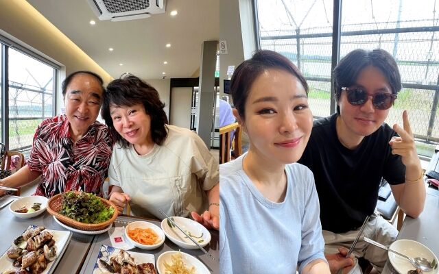 왼쪽부터 배우 장광, 전성애, 코미디언 미자, 김태현 / 미자 인스타그램