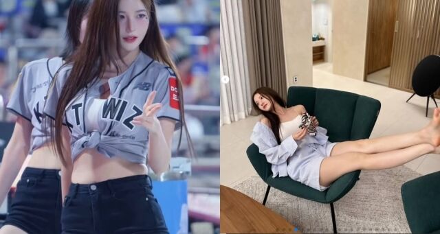 kt위즈 치어리더 김해리. /김해리 소셜미디어
