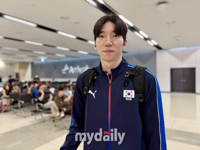 2025년 동아시아선수권 대표팀 주장을 맡았던 허수봉./김포공항=이보미 기자
