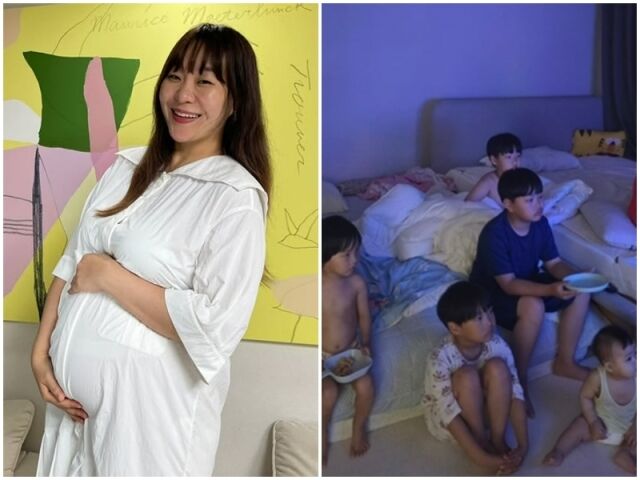 정주리 가족./소셜미디어