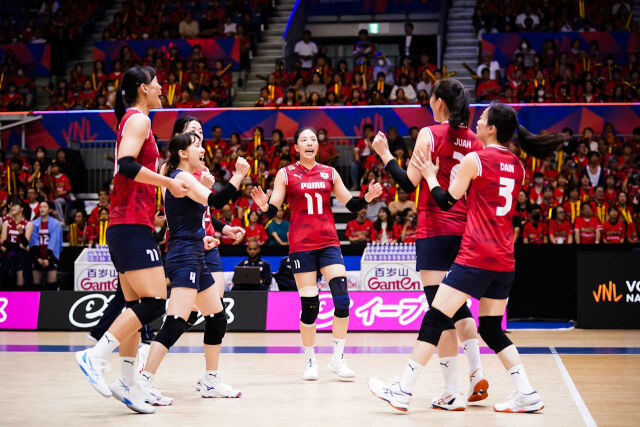 한국 여자배구 대표팀./FIVB