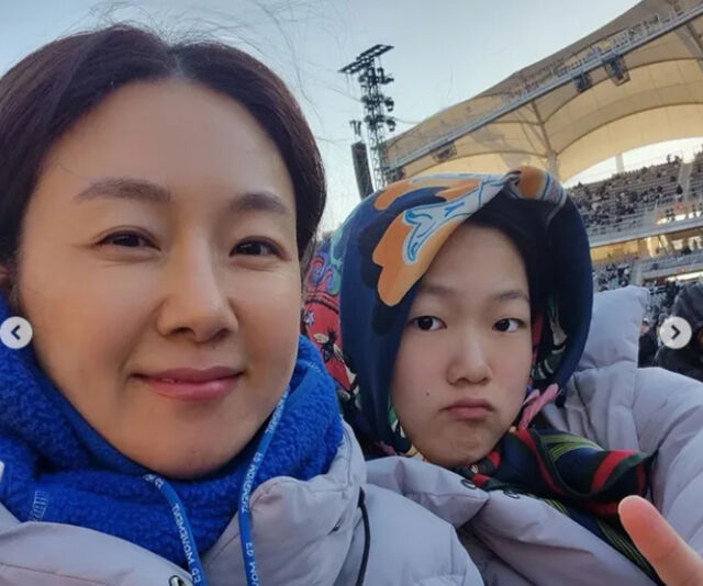 박준형과 김지혜의 둘째 딸이 미술 전공으로 선화예고를 다니고 있다. / 김지혜 소셜미디어