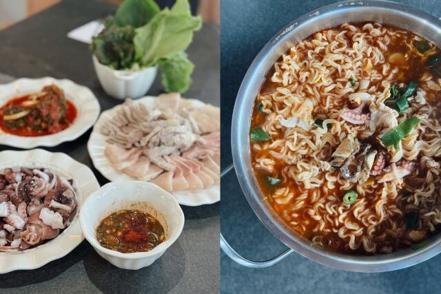 딸과 함께 여름 휴가를 보낸 배우 기은세와 휴가 때 즐긴 음식./기은세 소셜미디어