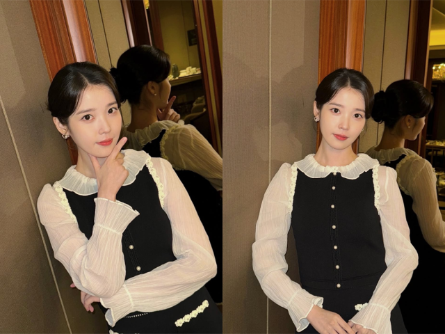 아이유 사진./이담 공식 계정