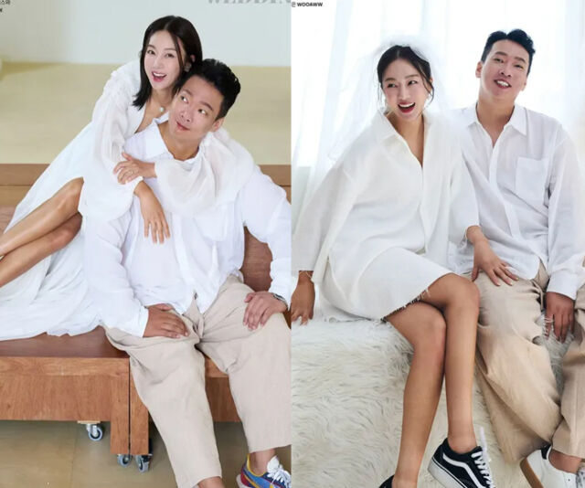 박준형, 김지혜가 결혼 20주년을 맞아 화보를 찍었다. / 김지혜 소셜미디어