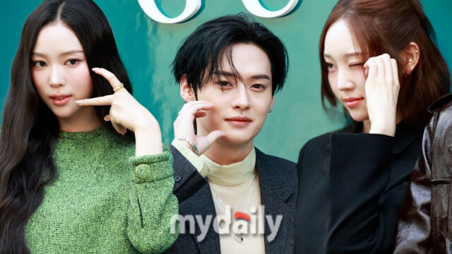 왼쪽부터 미야오 나린, 스트레이키즈 리노, 올데이 프로젝트 영서 / 마이데일리