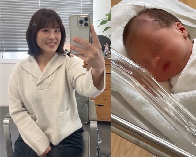 코미디언 권미진이 셋째 딸을 출산했다. / 권미진 인스타그램