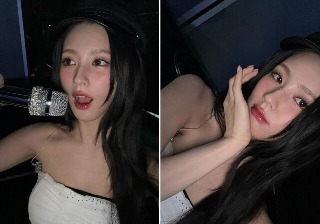 아이들 미연이 지난해 열린 콘서트의 비하인드 사진을 공개했다./미연 인스타그램