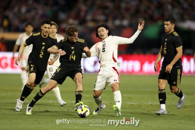일본과 멕시코가 0-0으로 비겼다./게티이미지코리아