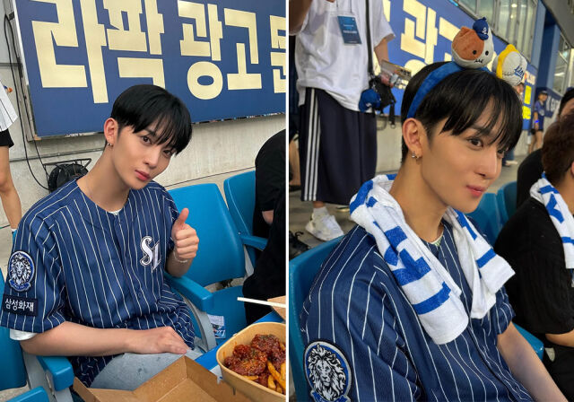 배진영이 삼성의 '승리 요정'이 됐다./배진영 인스타그램