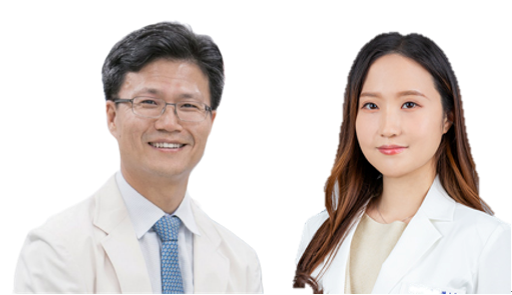 삼성서울병원 김재현 교수(왼쪽), 대구가톨릭대학교병원 권소윤 교수. /휴온스