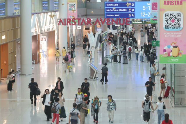 인천국제공항 1터미널 면세구역 모습. /뉴시스