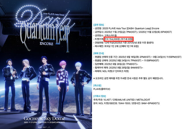 플레이브 콘서트의 가격과 세트리스트 구성을 두고 잡음이 일고 있다./플레이브 위버스