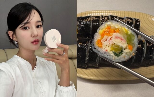 배우 남보라가 사랑하는 남편을 위해 김밥을 만들었다. /남보라 소셜미디어