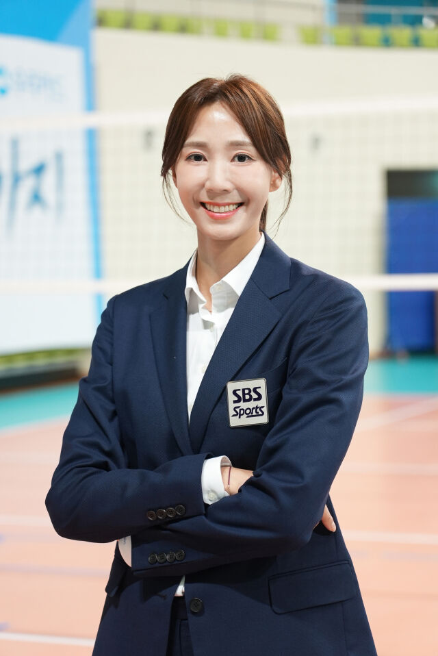 해설위원으로 새 출발을 알린 한송이./SBS스포츠