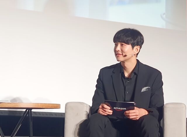 19일 서울 코엑스에서 열린 ‘2025 아마존 뷰티 인 서울’에 연사로 나선 김병훈 에이피알 대표. /방금숙 기자