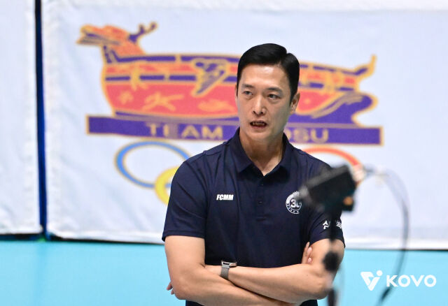 삼성화재 김상우 감독./KOVO