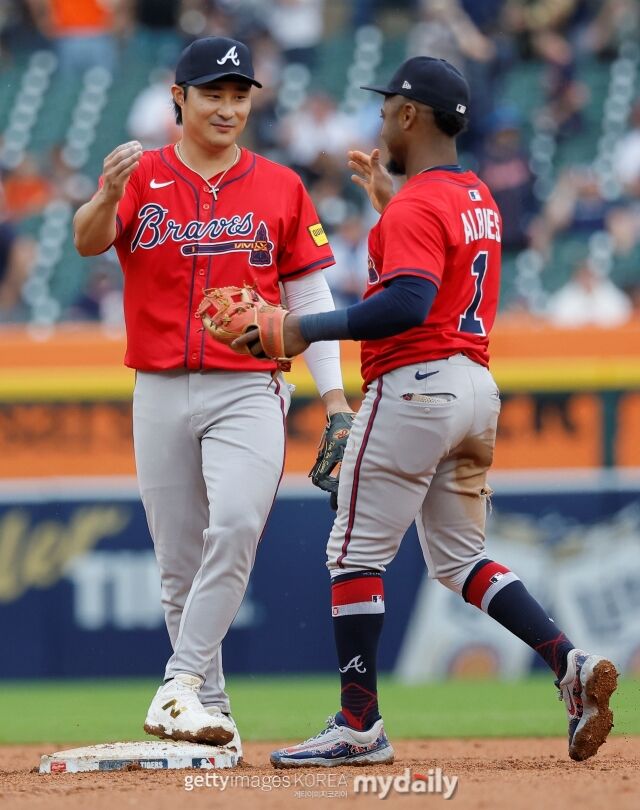 애틀랜타 브레이브스 김하성과 주릭슨 프로파./게티이미지코리아