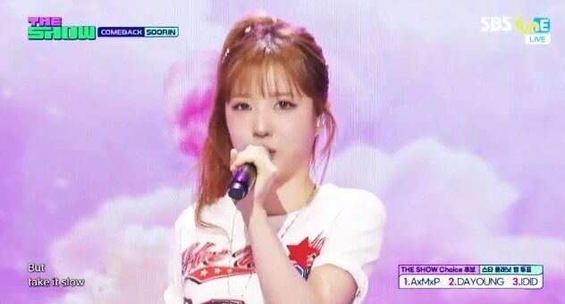 SBS funE '더 쇼'/SBS funE '더 쇼' 방송 캡처