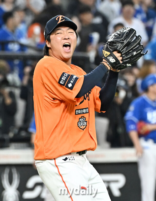 한화 이글스 시절 김범수./마이데일리