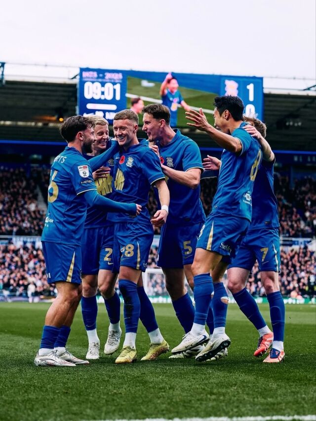 버밍엄 시티 백승호가 선제골을 터뜨렸다./버밍엄 시티