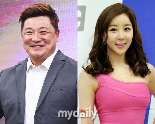 코미디언 윤정수, 스포츠 전문 리포터 출신 원자현/마이데일리 DB