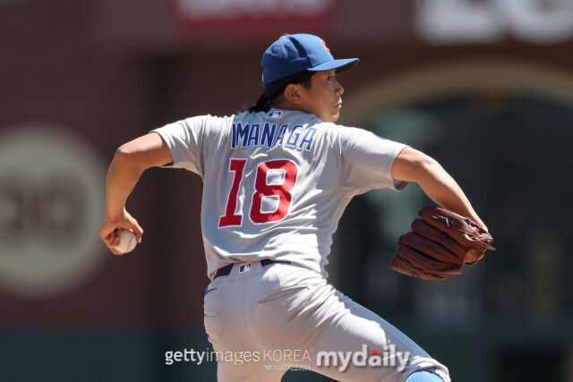 시카고 컵스 시절의 이마나가 쇼타./게티이미지코리아