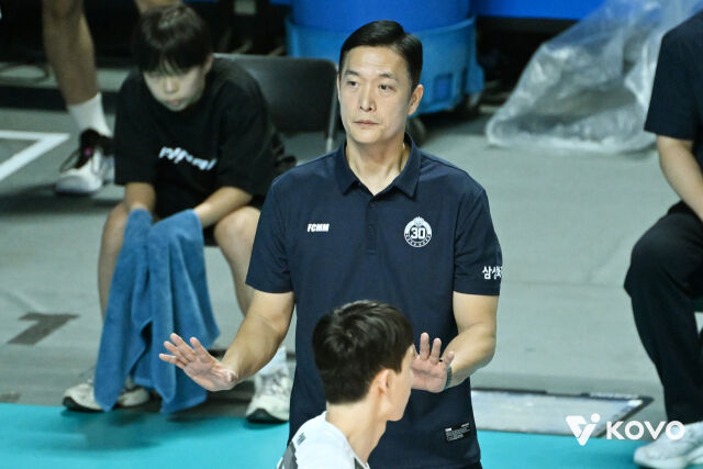 삼성화재 김상우 감독./KOVO