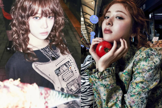 르세라핌 채원과 윤진. / 르세라핌 인스타그램.