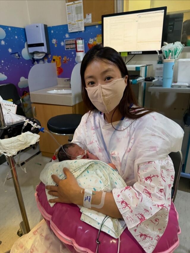 이시영이 둘째 출산 소식을 전했다. / 이시영 인스타그램