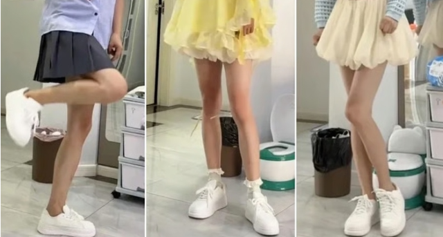 길고 늘씬한 다리로 온라인을 뜨겁게 달군 인물의 정체가 30대 남성으로 밝혀져 화제다./더우인