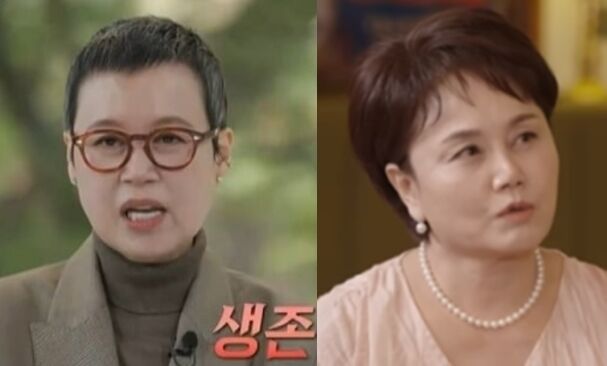 코미디언 박미선(왼쪽), 이경실 / tvN '유퀴즈' 및 유튜브 '신여성'