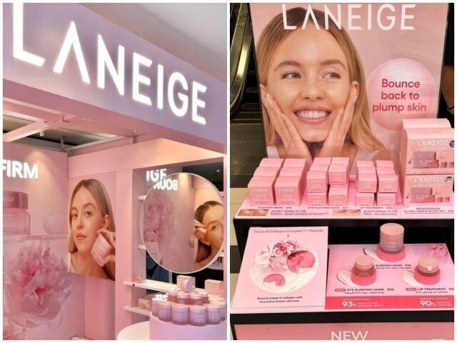 지난해 미국 뉴욕 세포라 매장 라네즈 팝업스토어. /라네즈 인스타그램
