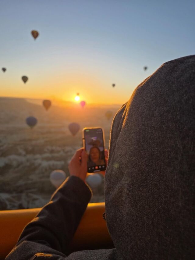 이성미가 열기구 위에서 자유를 만끽했다. / 이성미 인스타그램