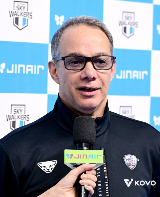 우리카드 마우리시오 파에스 감독./KOVO