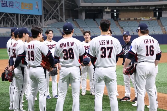 류지현 감독이 이끄는 K-BASEBALL SERIES 대표팀./KBO