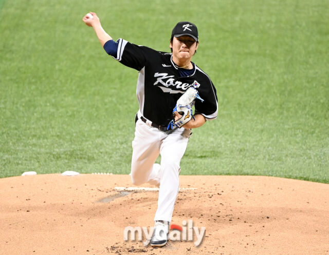 한국 대표팀 곽빈./마이데일리