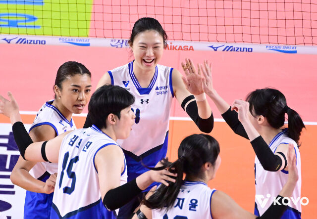 현대건설 선수단./KOVO